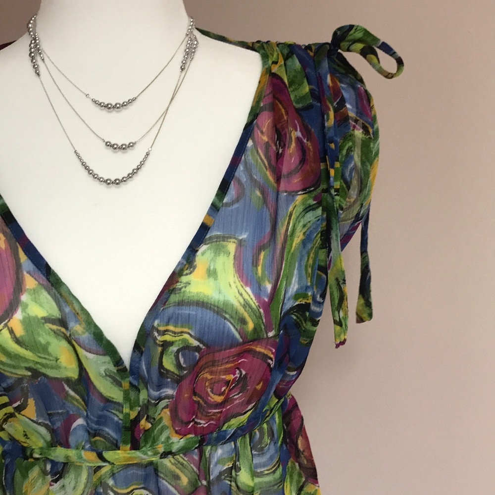Funky Sheer Swimwear Coverup Size Med CUTE!!